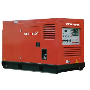 China Diesel Welder Generator with 400A Welding Current 18.0KW Rated Power and 80L Fuel Tank Capacity wholesale