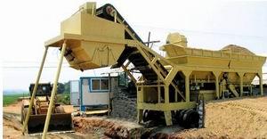China YHZS25/YHZS35/YHZS50/YHZS75 Mobile Soil Mixing Plant/Dry batching plant on sale