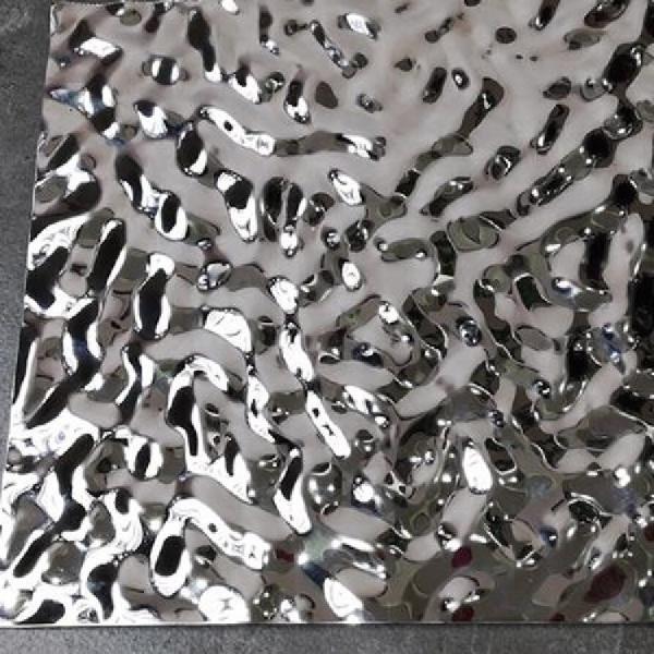 Wall Pannel Application 201 304 316L 430 Stainless Steel Water Ripple Pattern Sheets