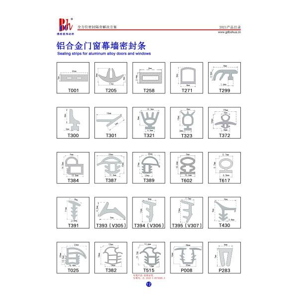 Soft Rubber PVC Weather Stripping For Wooden Skirting Board 7*4mm