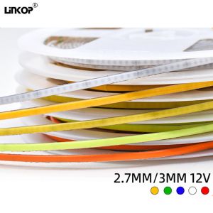 480leds/m COB LED Strip Lights 2.7mm Ultra narrow LED Soft Strip Lights