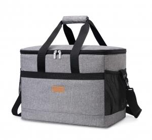 China 30 50 60 Can Insulated Collapsible Cooler Bag Tote Lunch Soft 40x27x31cm wholesale