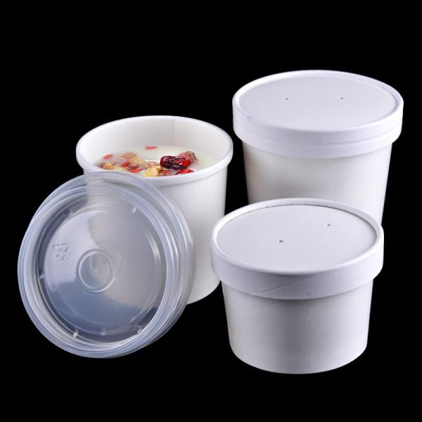 Wholesale Custom Restaurant Water Based Ink Biodegradable Disposable Paper Soup