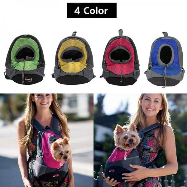 Pet Carrier Dog Carrier bag Portable Travel Bag Pet Dog Front Bag Mesh Backpack Head Out Double Shoulder Pet Backpack