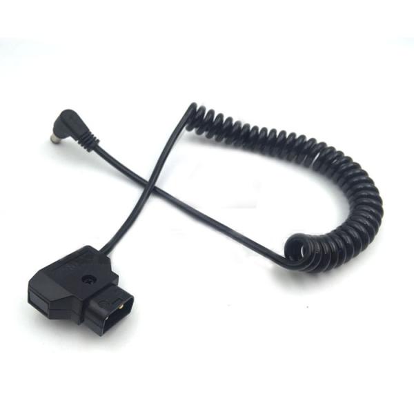 Spring Type Red Camera Monitor Cable DC2.5 To D Tap For Arri Alexa