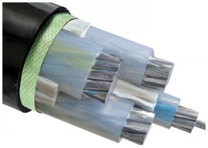 China 3 Plus 1 Core XLPE Insulated Cable Low Voltage Black Outer Sheath wholesale