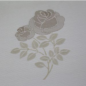 China Moisture Proof 200gsm Polyester Jacquard Knitting Fabric With Rose Pattern Printed wholesale