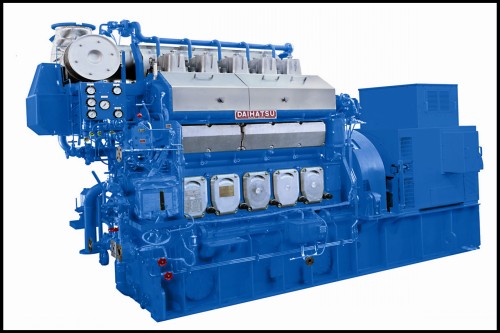 Quality 500-5000kw Middle Speed 500 / 600 / 750 rpm Generator Set , Diesel Generating Set CCS NK BV Approved for sale