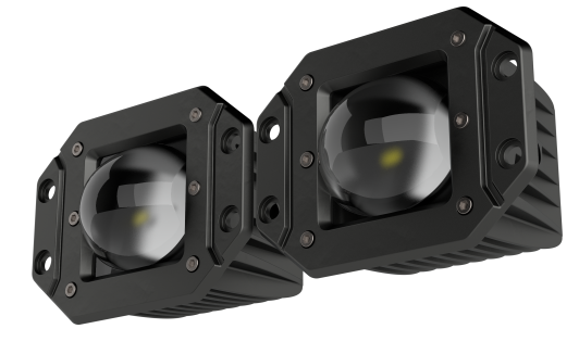 U7 12V 10W Motorcycle Projector Lights 6000K Motorcycle Led Fog Lamp