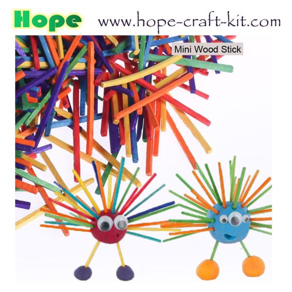 2mm mini square wood craft sticks for hobbies and kids DIY hand-crafted material assorted colors KIDS STEM INNOVATION