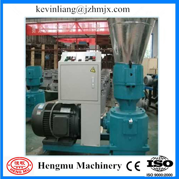 High speed quality assurance flat die wood pellet mill with CE approved