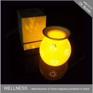 China Classic Electric Oil Burner With Light , Christmas Gift  Perfume Oil Lamp Burners wholesale