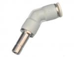 PLHJ 45 Degree Elbow Male Push Connect Air Fittings , Push In Air Line Fittings