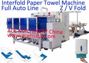 China Full Automatic Paper Towel Machine With Auto Transfer To Hand Towel Log Saw wholesale