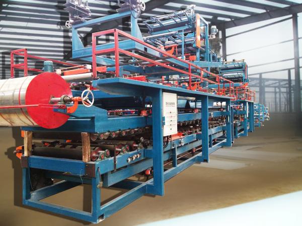 Quality Colored Steel Foamed Sandwich Panel Roll Forming Machine Hydraulic Cutting for sale