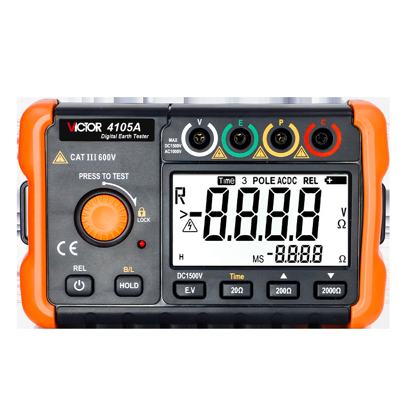 China VICTOR 4105A Groundin Resistance tester digital earth tester Insulation Resistance meter wholesale