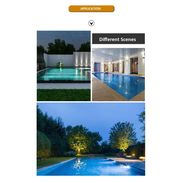 Newest Factory Direct IP68 Waterproof 316 Stainless Steel Submersible Pool Lights Recessed 20W/40W LED Pond Light