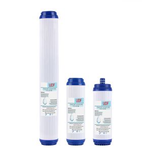China 0.8 KG Weight 20 Inch Commercial Water Purifier Pre-Filter Udf Granular Activated Carbon Filter on sale
