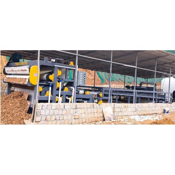 Mining Sludge Belt Press Dewatering Filter Machine For Wastewater Treatment
