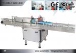 Two Side Adhesive Sticker Labeling Equipment , Bottle Labeler Machine
