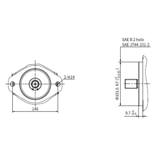 High Pressure Axial Piston Hydraulic Motor Variable Displacement Pump HP5V SERIES