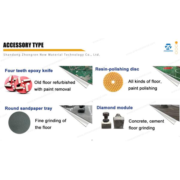 7.5KW/10P Concrete Floor Grinding Machine With Vacuum High Efficiency