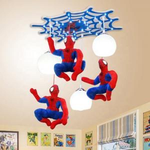 China Indoors Spider Man Cartoon Children Led Wall Lamps Protection Eyeshield Decorative wholesale