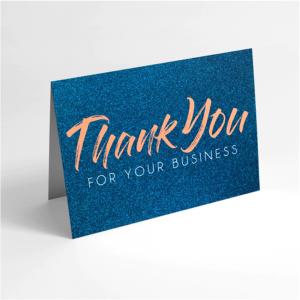 China 350gsm Ivory Board Paper Card Custom Gift Card Printing For Thank You Card wholesale