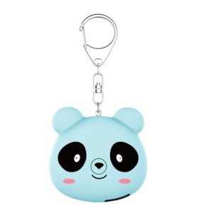 China 130mAh Panda Keychain Rechargeable Get Safe Bluetooth Panic Alarm wholesale