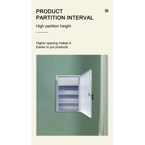 Empty Metal First Aid Cabinet , Medical Storage Cabinet With Drawer