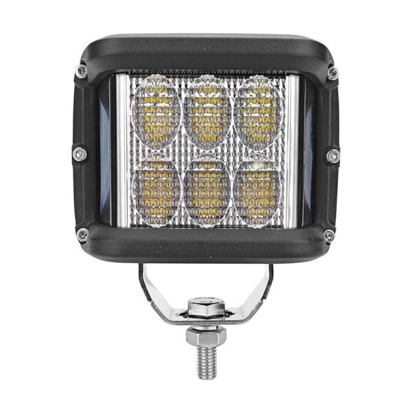 36W 12V 24V Flood Beam Dual Color Side Strobe LED Working Light