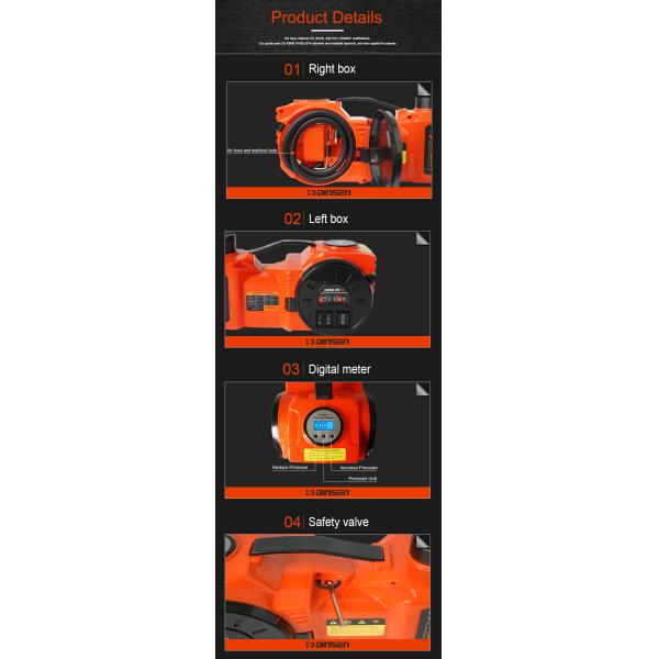 ODM Electric Hydraulic Car Jack , Safty Hammer Portable Floor Jack With Case