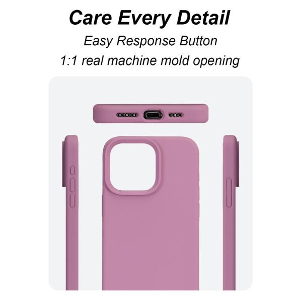 Camera Protection Liquid Silicone Phone Case Shockproof For IPhone 15 16 Pro Max