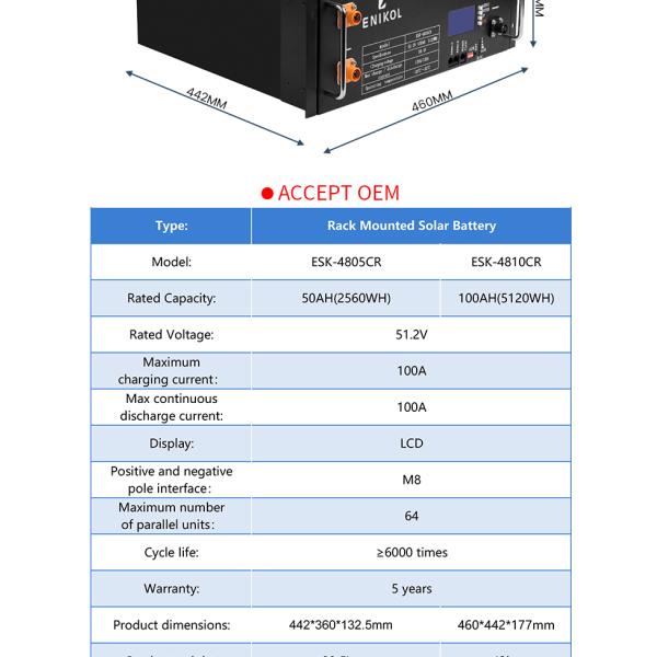 24V 200ah Lithium Iron Phosphate RV Battery 48V 100ah Lifepo4 Energy Storage Battery