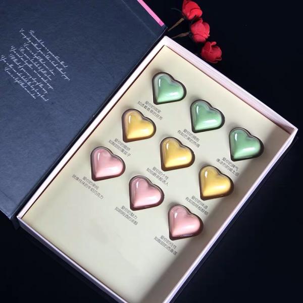 Paperboard Divider Recyclable Empty Chocolate Boxes Custom Packaging