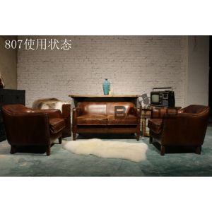 China luxury classical leather sofa set furniture wholesale