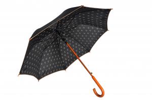 China Manual Open Wooden Handle 27*8K Big Golf Umbrella wholesale