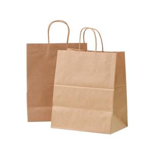 China Recycled Kraft Gift Craft Shopping Paper Bag With Twisted Handles on sale