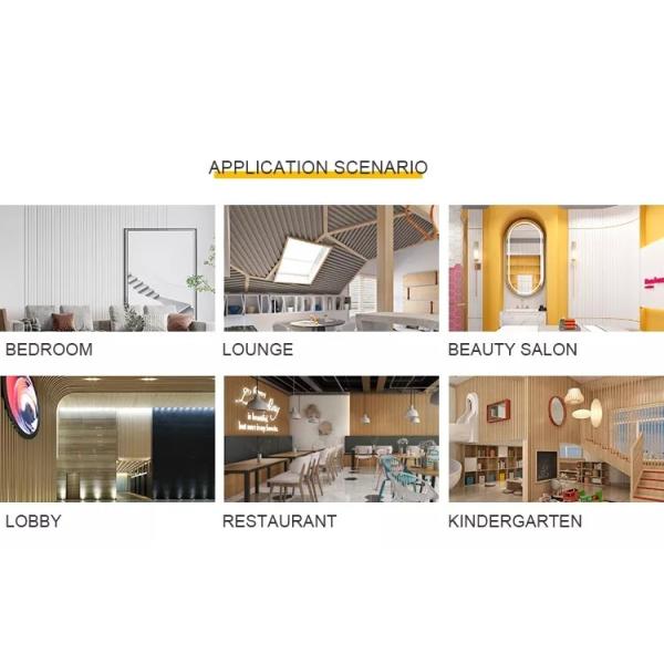 12cm - 20cm width Interior WPC Wall Panel Decorative Wall Cladding Panel