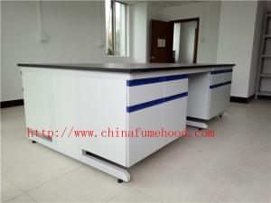 China Scratch / Corrrosion / Acid / Alkali -Resistant Chemistry Lab Furniture With Sink And Faucet , Science Lab Workstations wholesale