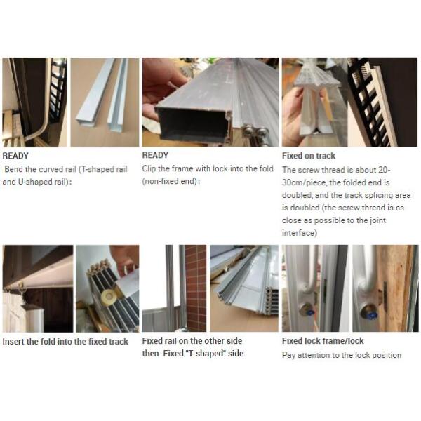 3m Height 2.5mm Foldable Glass Doors For Shopping Malls