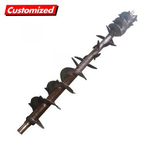 China Sand Dirt Auger Drill Bit Garden Earth Drill Auger Durable For Agriculture wholesale