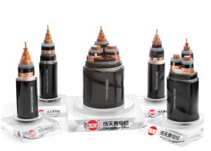 China 8.7/15 kV XLPE Insulated Electrical Cable , 1-, 3- Core Underground Cable to IEC60502-2 wholesale