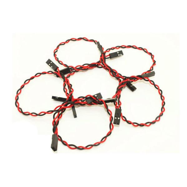 20cm Female To Female Jumper Wires 2pin Dupont With 2.54mm Spacing Pin Headers