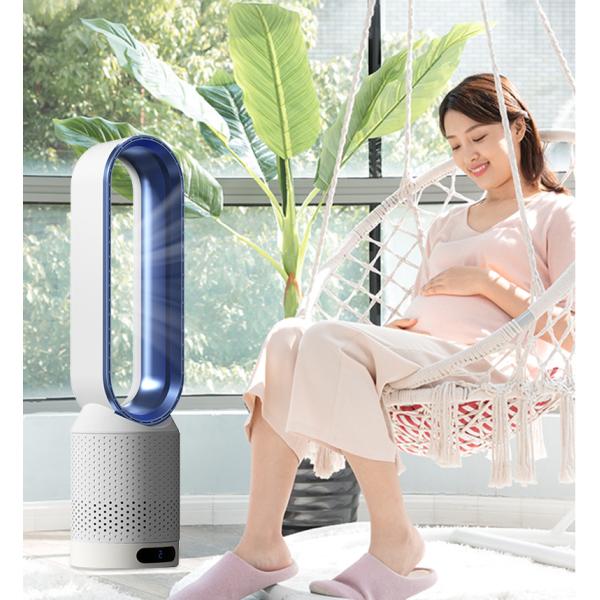 20 Inch Timer 2 Hours Bladeless Fan with Touch Screen and Air Circulation Technology