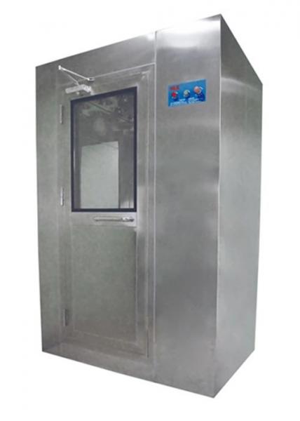 Quality Pharm Factory Cleanroom Air Shower Vertical Flow For One Person for sale
