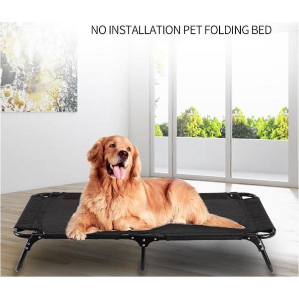 Foldable Installation-Free Pet Camp Bed For Large Medium And Small Dogs