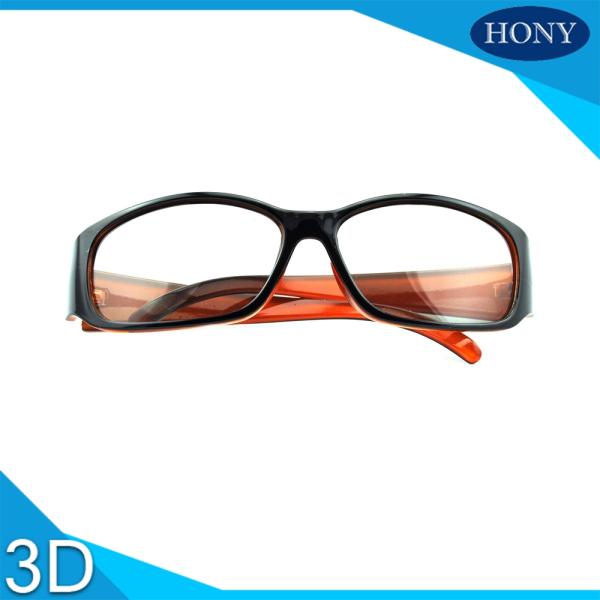 Passive Plastic 3D Anti Scratch Circular Polarized Glasses Hard Coating Frame