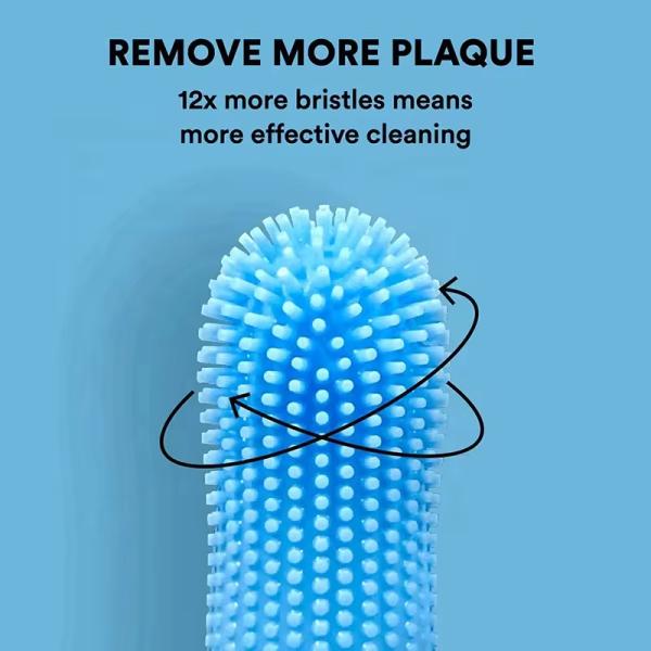 Soft Dog Toothbrush Finger Brush Silicone Puppy Finger Toothbrush Easy Teeth Cleaning