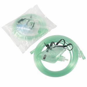 China 2m Length OEM Breathing Oxygen Mask Size L With Kink Resistant Tube wholesale